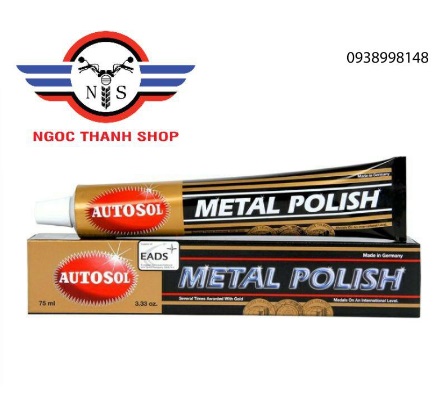 Kem đánh bóng các vật liệu Kim loại và xi mạ Germany Autosol Metal Polish